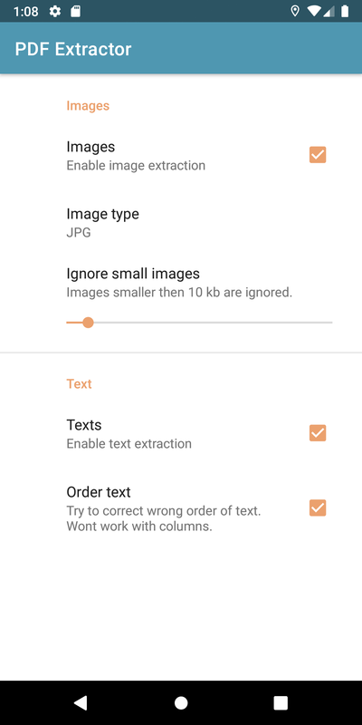 App image M Settings--phone